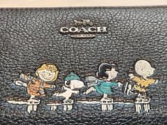 COACH × PEANUTS スヌーピー コラボ 長財布のサムネイル
