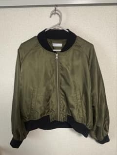 BROWNY MA-1 レースアップ ブルゾン カーキのサムネイル