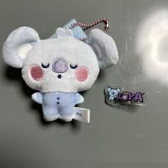 BT21 KOYA 봉제 인형 키 체인 아크릴 핀 배치