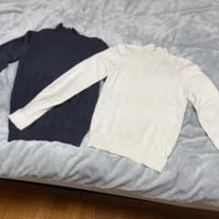 ZARA 春ボトルネックニット　2点セットのサムネイル