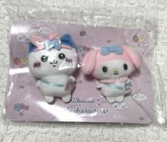 ちいかわ×サンリオキャラクターズ ペアブローチ マイメロディ＆ハチワレ)のサムネイル