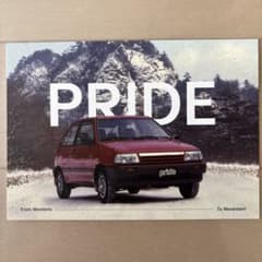 KIA PRIDE キア プライド ポストカード