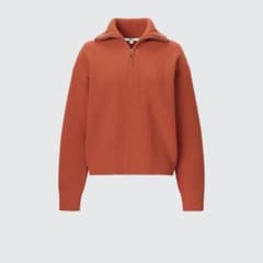 UNIQLO プレミアムラムハーフジップセーターのサムネイル