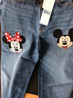 GU ディズニー ワイドカットジーンズのサムネイル
