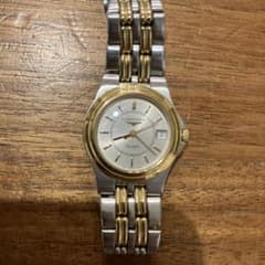 LONGINES 여성용 시계 쿼츠 콤비 컬러 동작 미확인