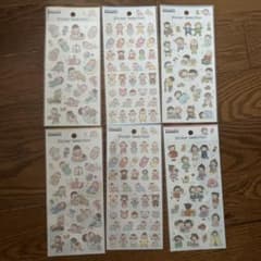 セリア 赤ちゃん 子ども Sticker Selection シール 6枚セットのサムネイル