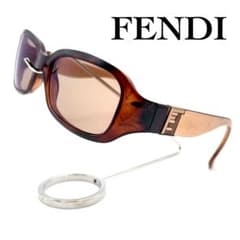希少 FENDI サングラス y2k 90s FF ズッカ柄 オーバル 茶・黒 FENDI フェンディ サングラス スクエア ズッカ柄 べっ甲調 ロゴ Y2K