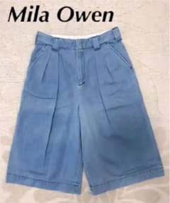 ミラオーウェン MilaOwen デニムワイドパンツのサムネイル