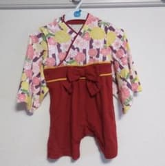 袴ロンパース90cmのサムネイル