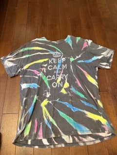 KEEP CALM AND CARRY ON タイダイ Tシャツ Lのサムネイル