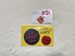 嵐 赤 2点セットAre you Happy? バッジ 5×20チャームのサムネイル