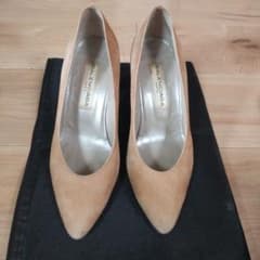 BALENCIAGA バレンシアガ スエードパンプス 23.5cm ベージュのサムネイル