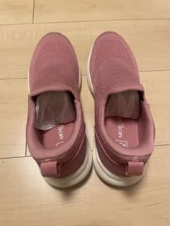 メッシュ スリッポンスニーカー ピンクのサムネイル