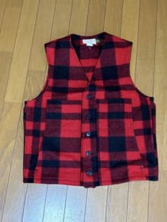 フィルソン FILSON マッキーノベスト ウール アメリカ製 レッド 40