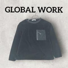 GLOBALWORK フリーストレーナー 長袖 プルオーバー (XXL)ブラック