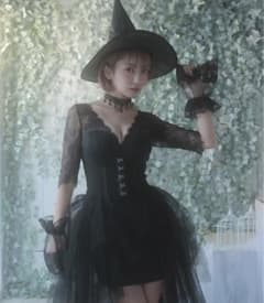 最終値下げ Sugar ハロウィン コスプレ 魔女 ワンピース キャバのサムネイル