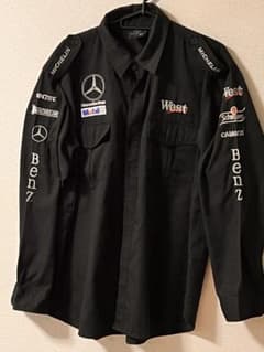 希少F1マクラーレン・メルセデス「West」ヴィンテージシャツ Lサイズ