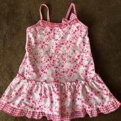 女の子用 ワンピース水着 花柄 110cm、120cmセットのサムネイル