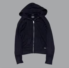 DIESEL フルジップパーカー ブラック Sサイズのサムネイル