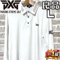 ❤️週末お値引き　PXG レディース 長袖ポロシャツ ホワイト 早い者勝ち✨】PXG ピーエックスジー メンズ 長袖 ポロシャツ L