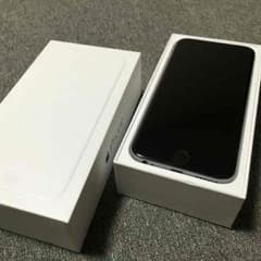 美品〇au□iPhone6/64GB/スペースグレイ〇iOS9.0.2のサムネイル