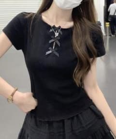 Auntie Rosa leune トリプルミニリボントップスのサムネイル
