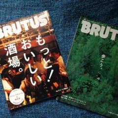 雑誌2冊☆BRUTUSのサムネイル