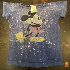 DENIM DUNGAREE 미키 T 셔츠 90cm