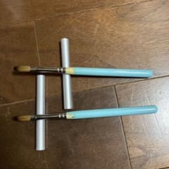 フルーリア スカルプチュアブラシ ブルー コリンスキー 毛丈18mm 使用