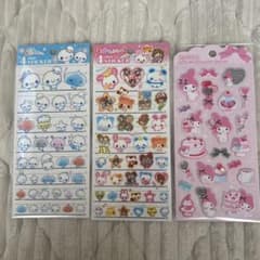 【正規品】4サイズステッカー、ジュエルシール　３枚セットのサムネイル