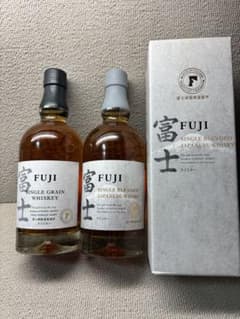 キリン ウイスキー富士 2本セット 未開封 旧ラベル 箱傷あり 国産