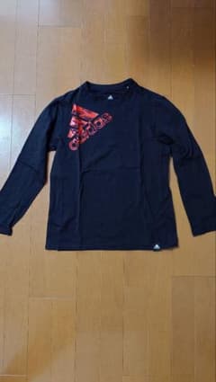 adidas 黒 長袖Tシャツ J140のサムネイル