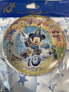 東京ディズニーシー 10周年記念 缶バッジのサムネイル