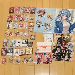 r*d님 홀로 라이브 다수 Vtuber 굿즈 세트 시구레우이 니지 산지
