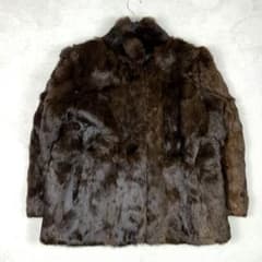希少♡VINTAGE ミンクファーコート 高級 光沢 ブラウン ヴィンテージ