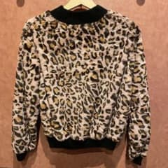 【新品】ピンクレオパードビックふわもこニットセーター 韓国系のサムネイル