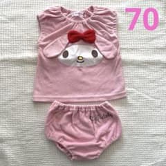 マイメロディ ベビー服セットアップ　ピンクのサムネイル
