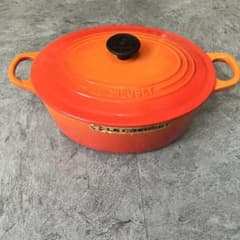 ル・クルーゼ　鋳物 ホーロー 鍋ココット・オーバル27cm オレンジ Amazon｜ル・クルーゼ(Le Creuset) 鋳物 ホーロー 鍋ココット