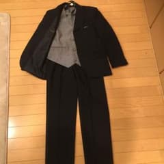 小学校卒業式セレモニー男子スーツベストネクタイセットアップのサムネイル