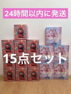 건담45주년×하츠네 미쿠 샤아자쿠구루미 AMP+ 벚꽃 드레스 15점 세트