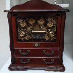 Sankyo オルゴールジュエリーボックス 美しき青きドナウ アンティーク