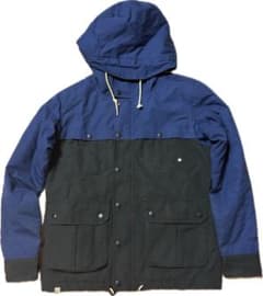 DELUXE デラックス マウンテンパーカー M ネイビー ブラック バイカラーのサムネイル
