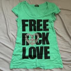 Tシャツ グリーン y2k ギャルのサムネイル