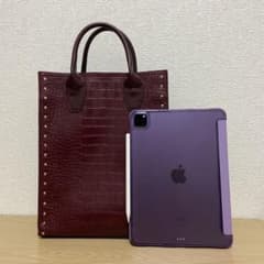 赤クロコトートバッグのサムネイル