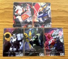 ガンダムカードゲーム はじめようキャンペーン EXベース 5種コンプ