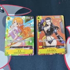ワンピース カードゲーム ナミ ニコ・ロビン ST29 パラレル - メルカリ