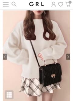 新品★GRL★ハイネックサイドスリットニットトップスのサムネイル