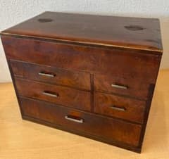 昭和レトロ 木製 裁縫箱 小引き出し 針箱 古道具 アンティーク - メルカリ