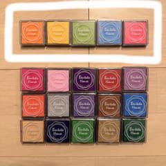 【20色セット】Bentoto House スタンプパッド インク 指紋アート