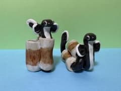 手作り　陶器置物　ちくわ から うなぎのサムネイル